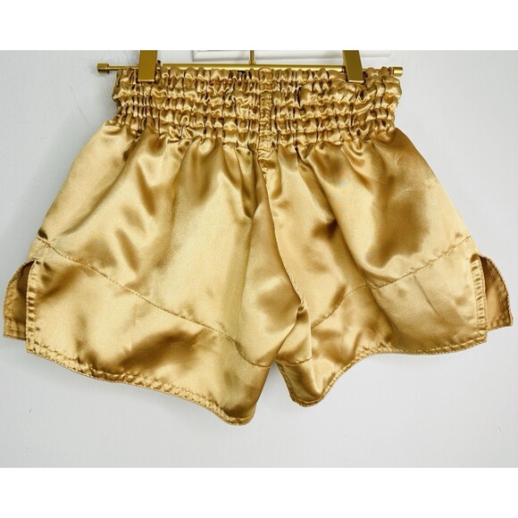 Muay Thai Venum Shorts XSmall Black Gold MMA Boxing Trunks Combat Polyester - Picture 3 of 6